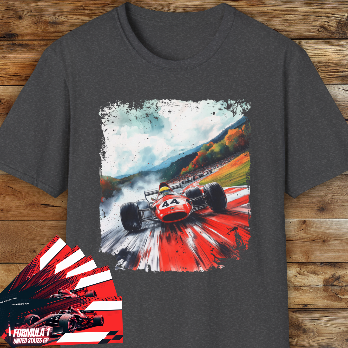 Vintage Formula 1 Racing Car T-Shirt