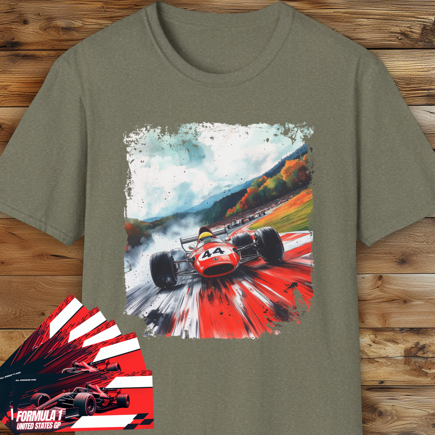 Vintage Formula 1 Racing Car T-Shirt