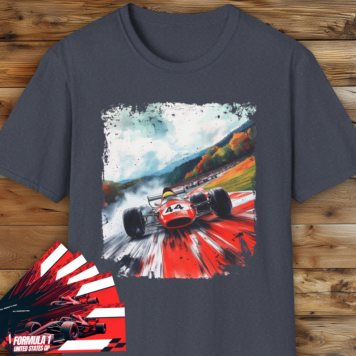 Vintage Formula 1 Racing Car T-Shirt