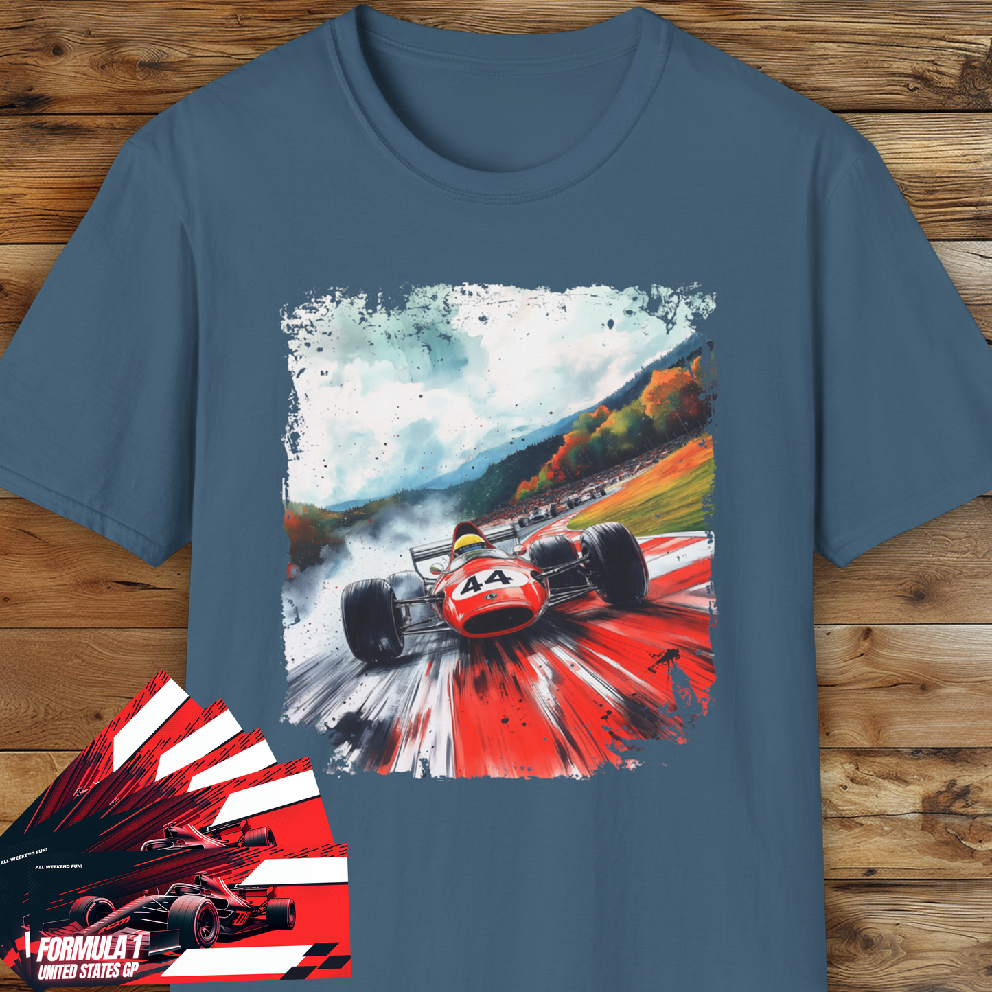 Vintage Formula 1 Racing Car T-Shirt