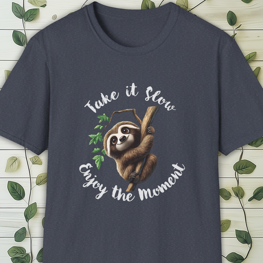 Take It Slow Sloth T-Shirt, Mindfulness