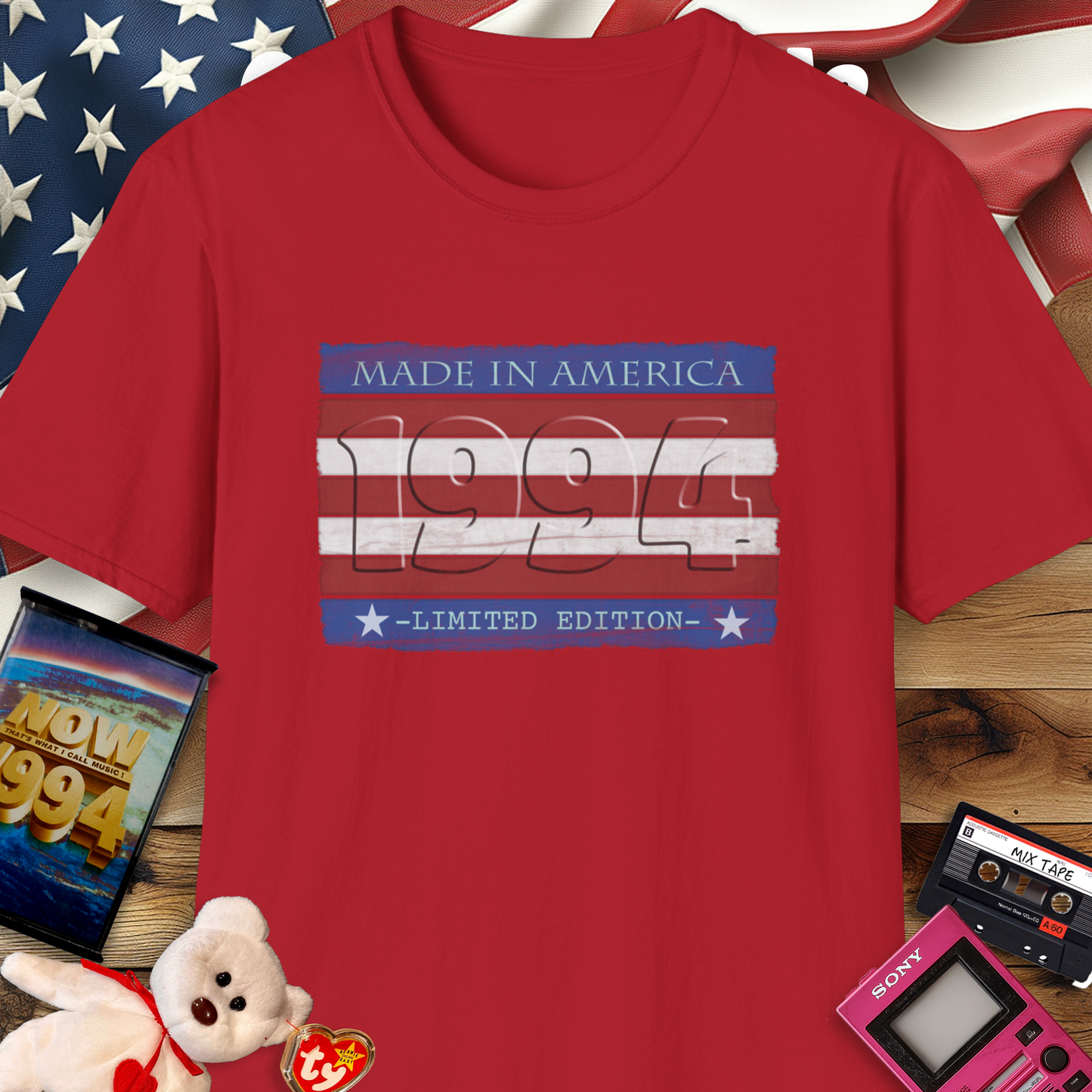 Vintage Made in America Custom Year. Limited Edition T-Shirt