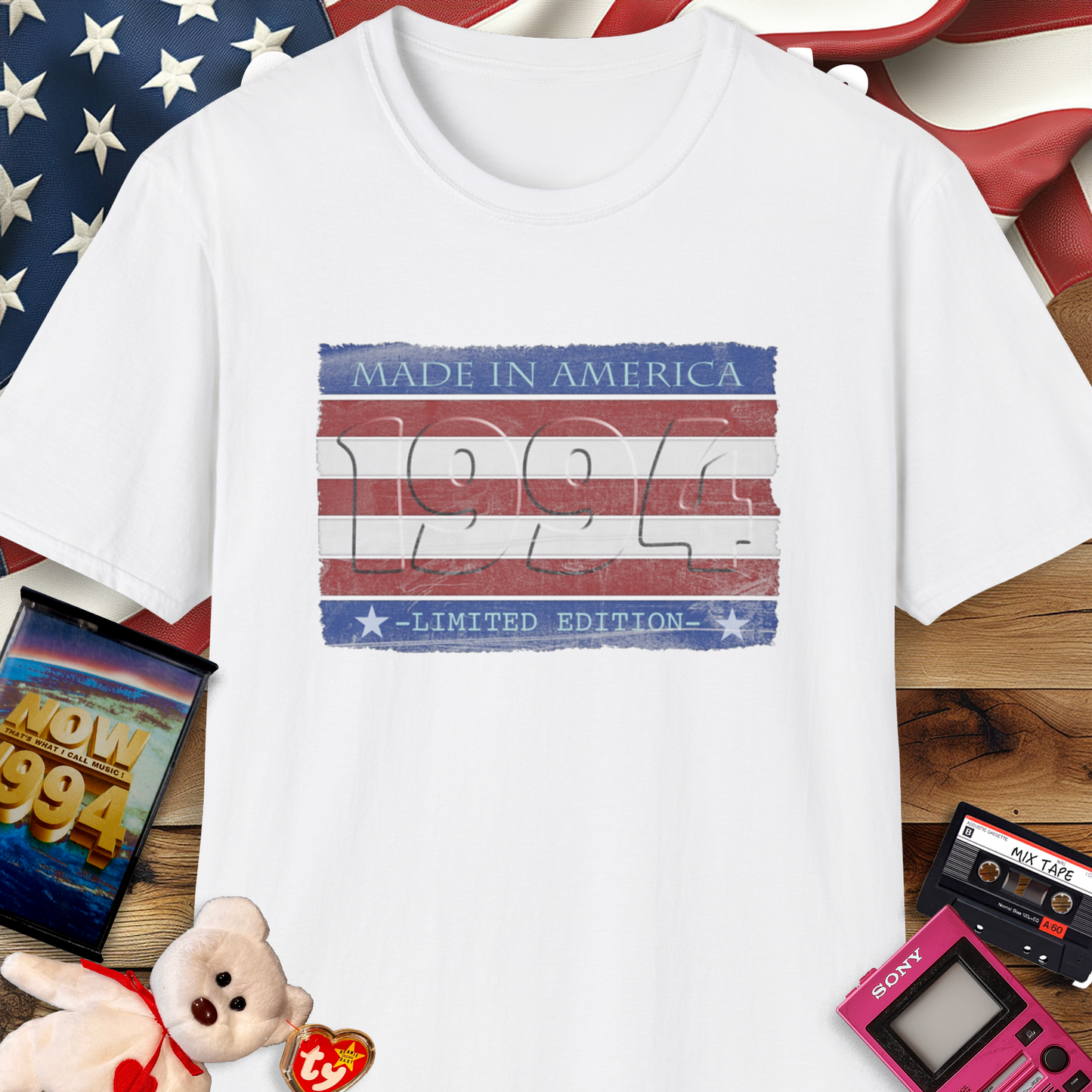 Vintage Made in America Custom Year. Limited Edition T-Shirt