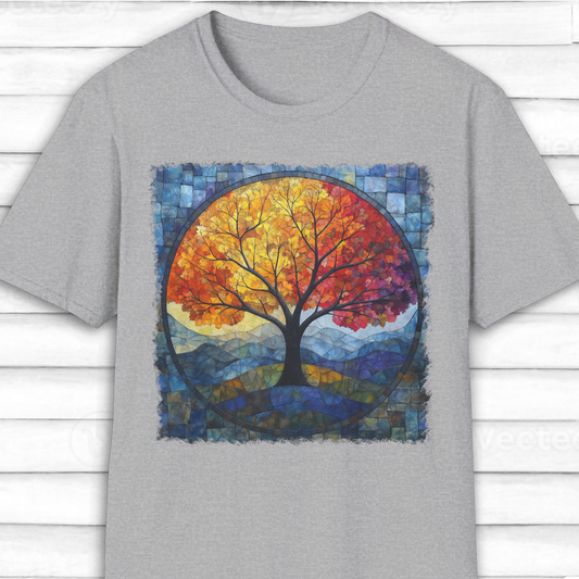 Mosaic Tree Of Life T-Shirt