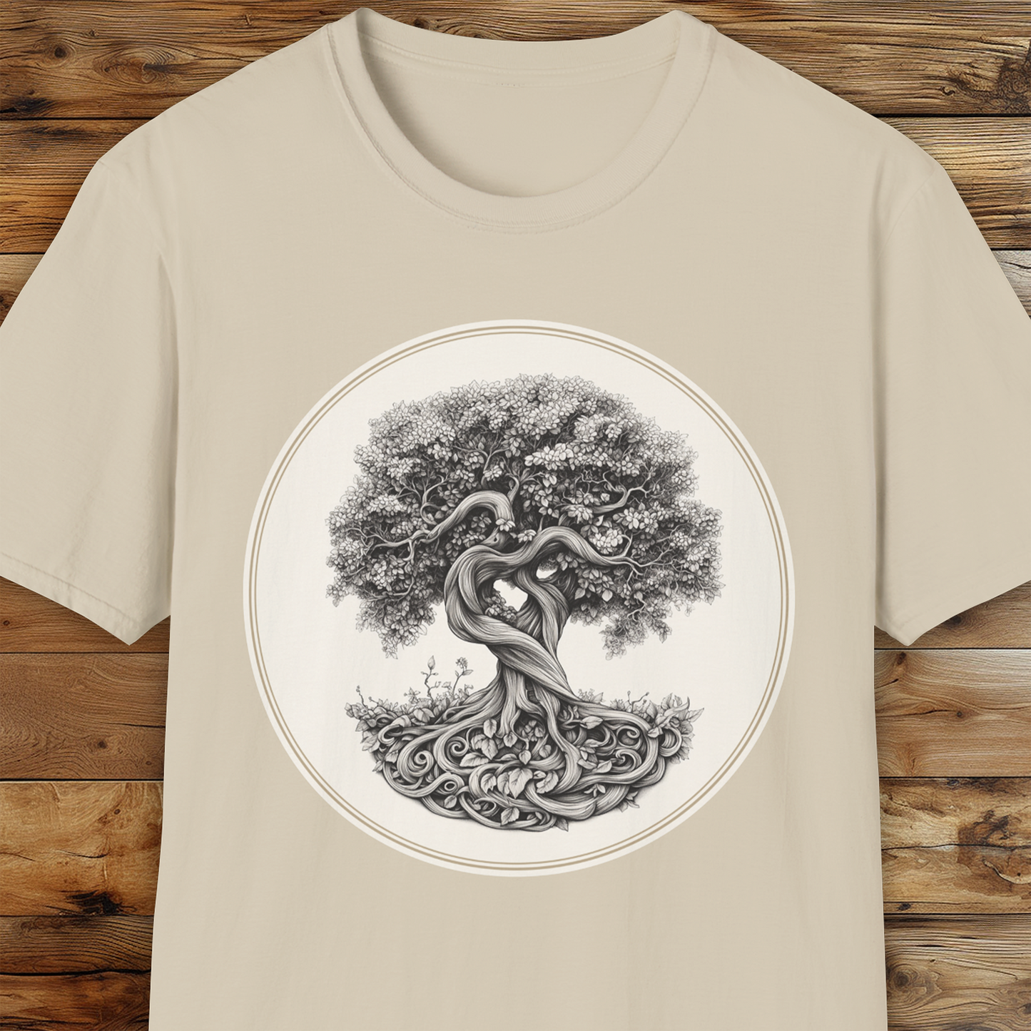 Tree of Unity Unisex Softstyle T-Shirt For Nature Lovers