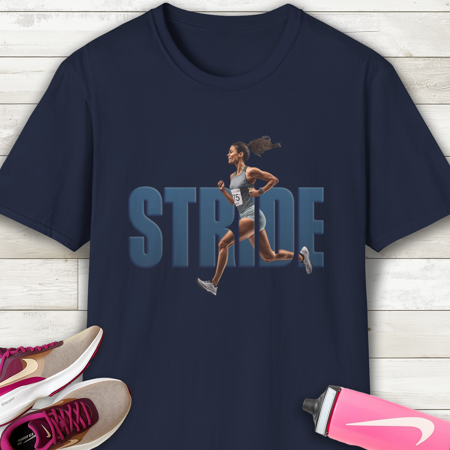 Stride Runner Unisex Softstyle T-Shirt