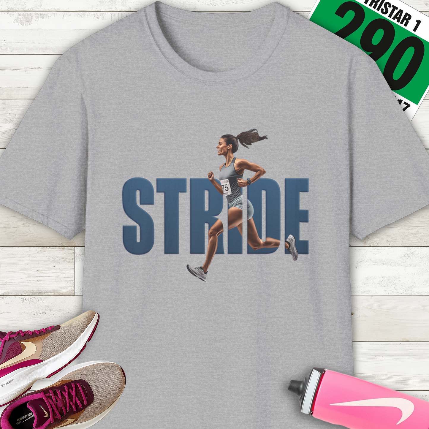 Stride Runner Unisex Softstyle T-Shirt