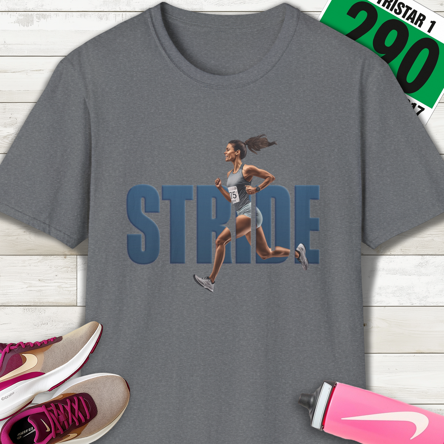 Stride Runner Unisex Softstyle T-Shirt