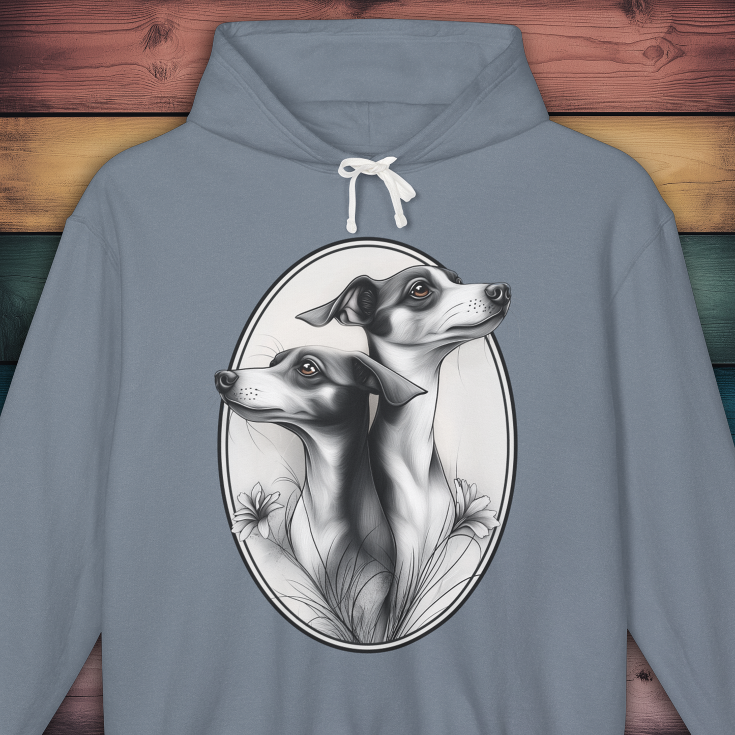Whippet Elegance Hoodie