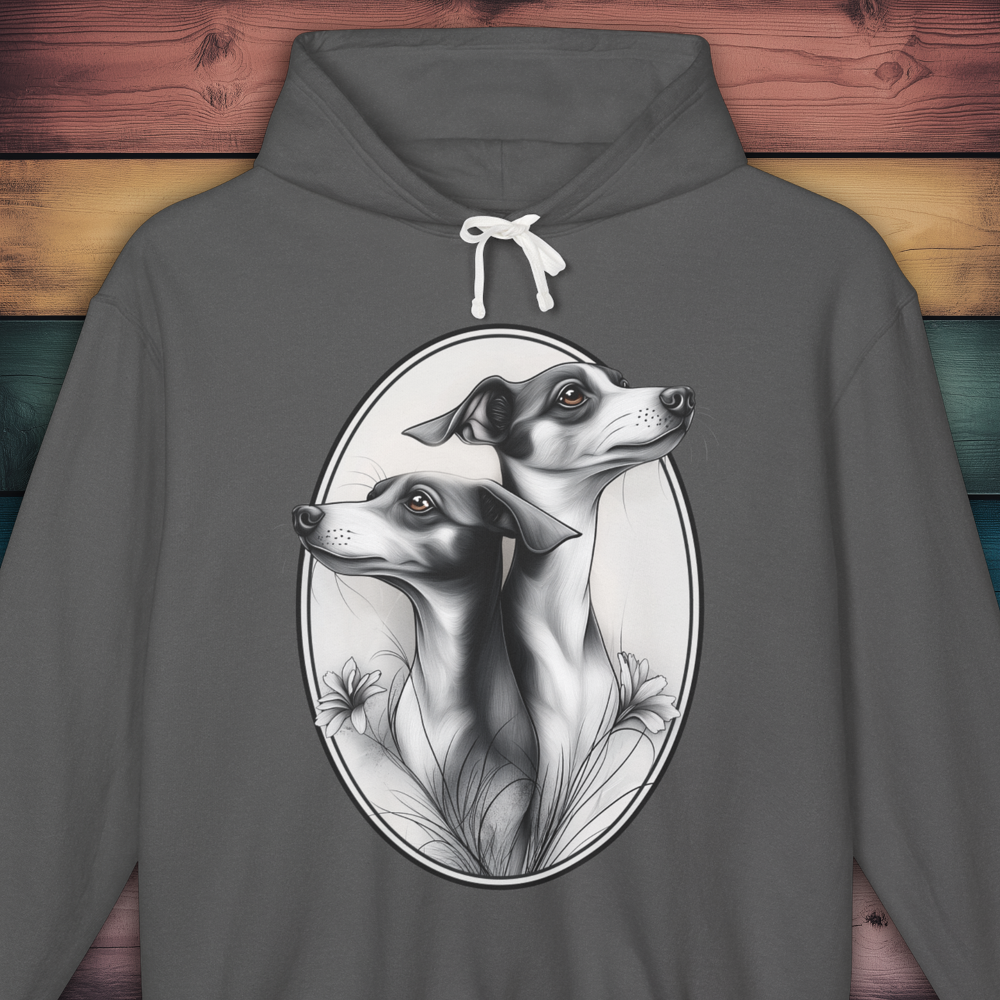 Whippet Elegance Hoodie