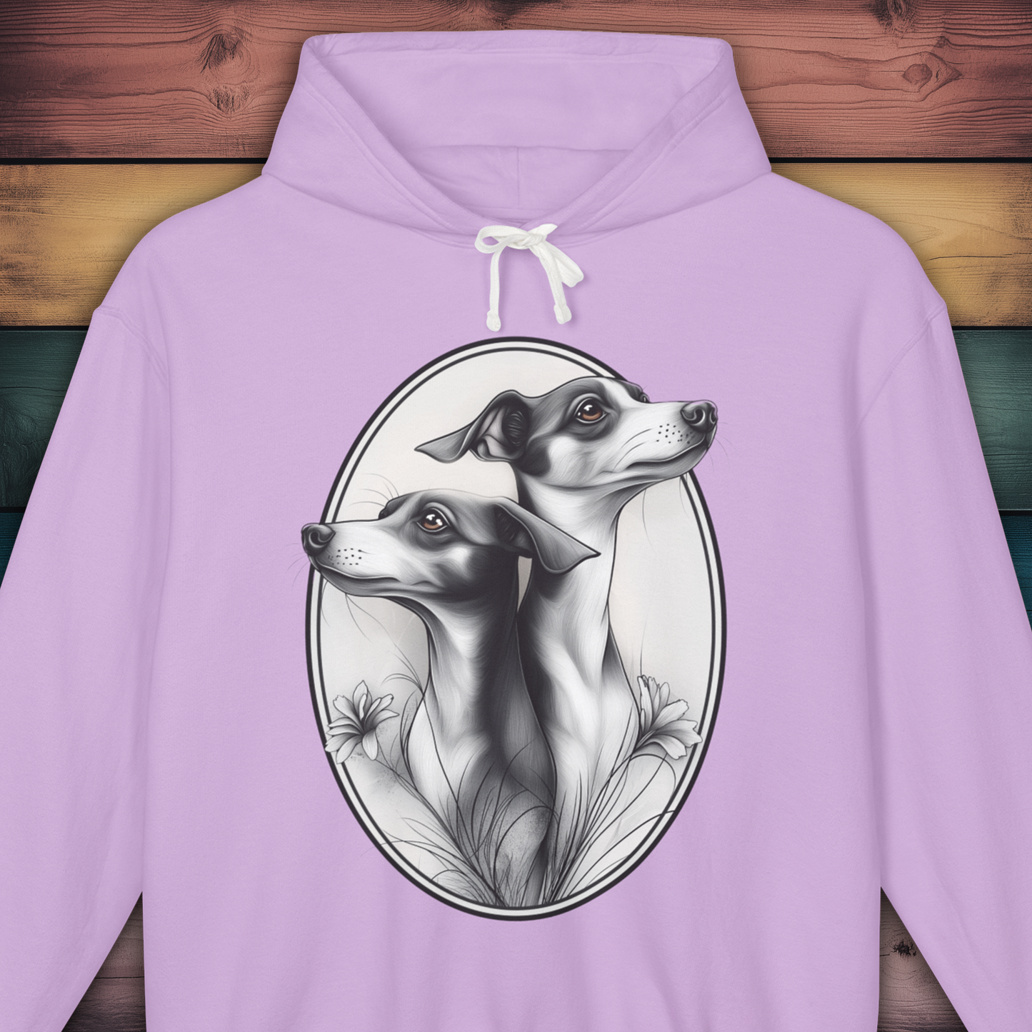 Whippet Elegance Hoodie