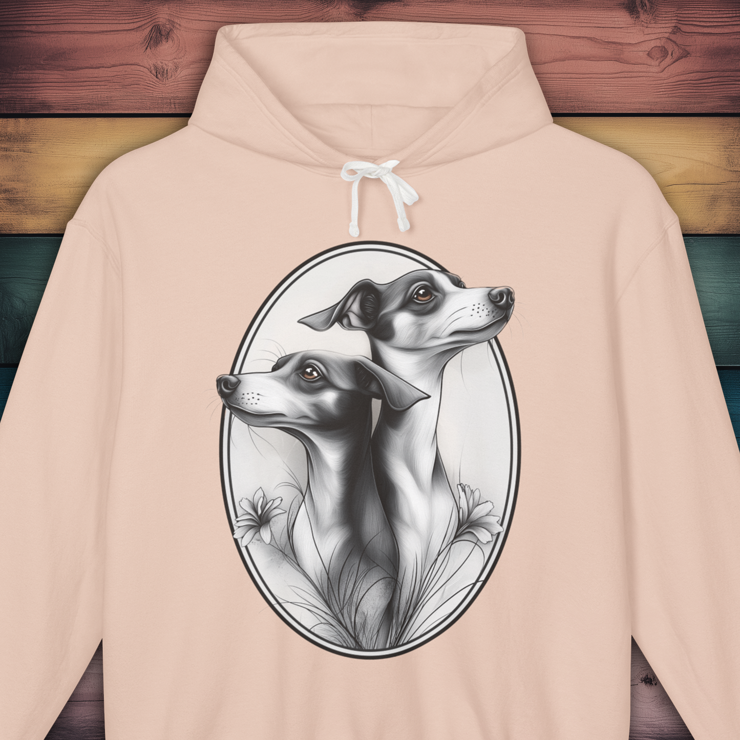 Whippet Elegance Hoodie
