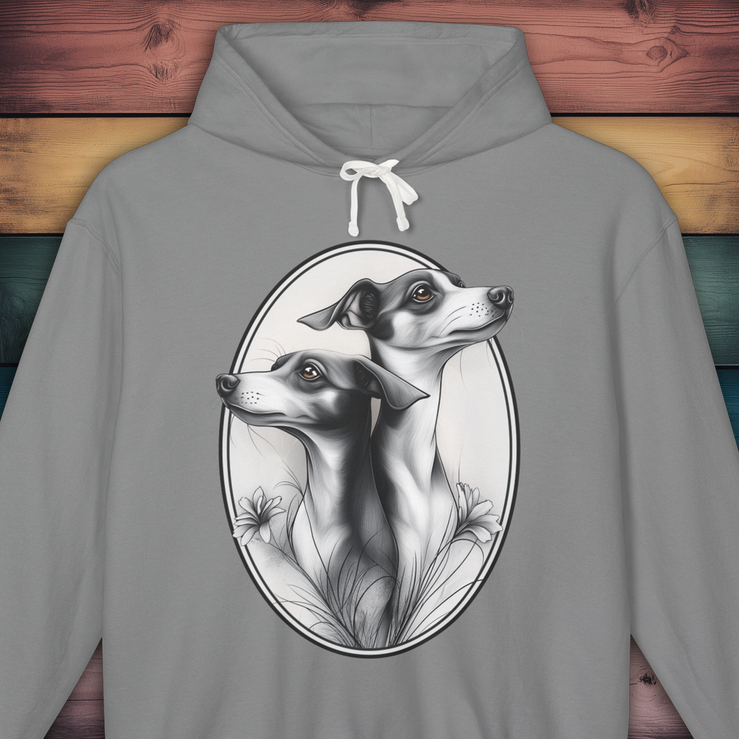 Whippet Elegance Hoodie
