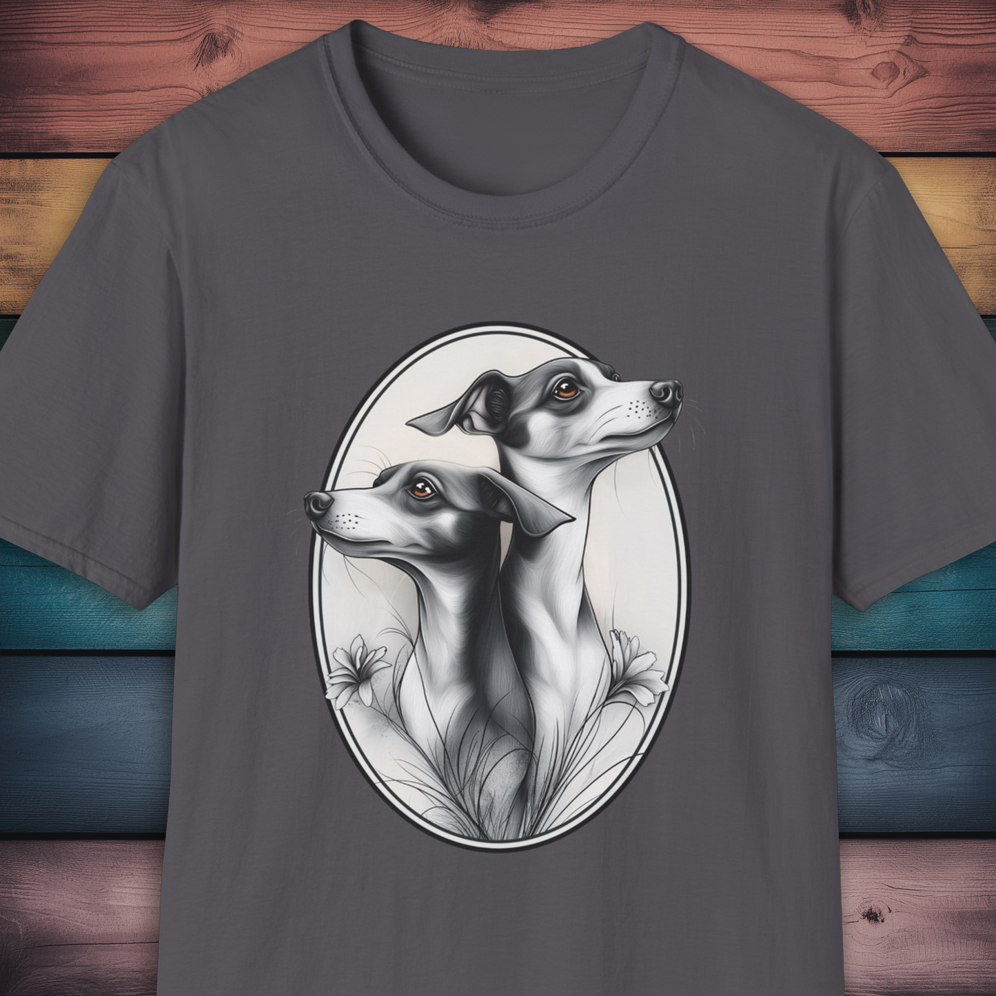 Whippet Elegance T Shirt