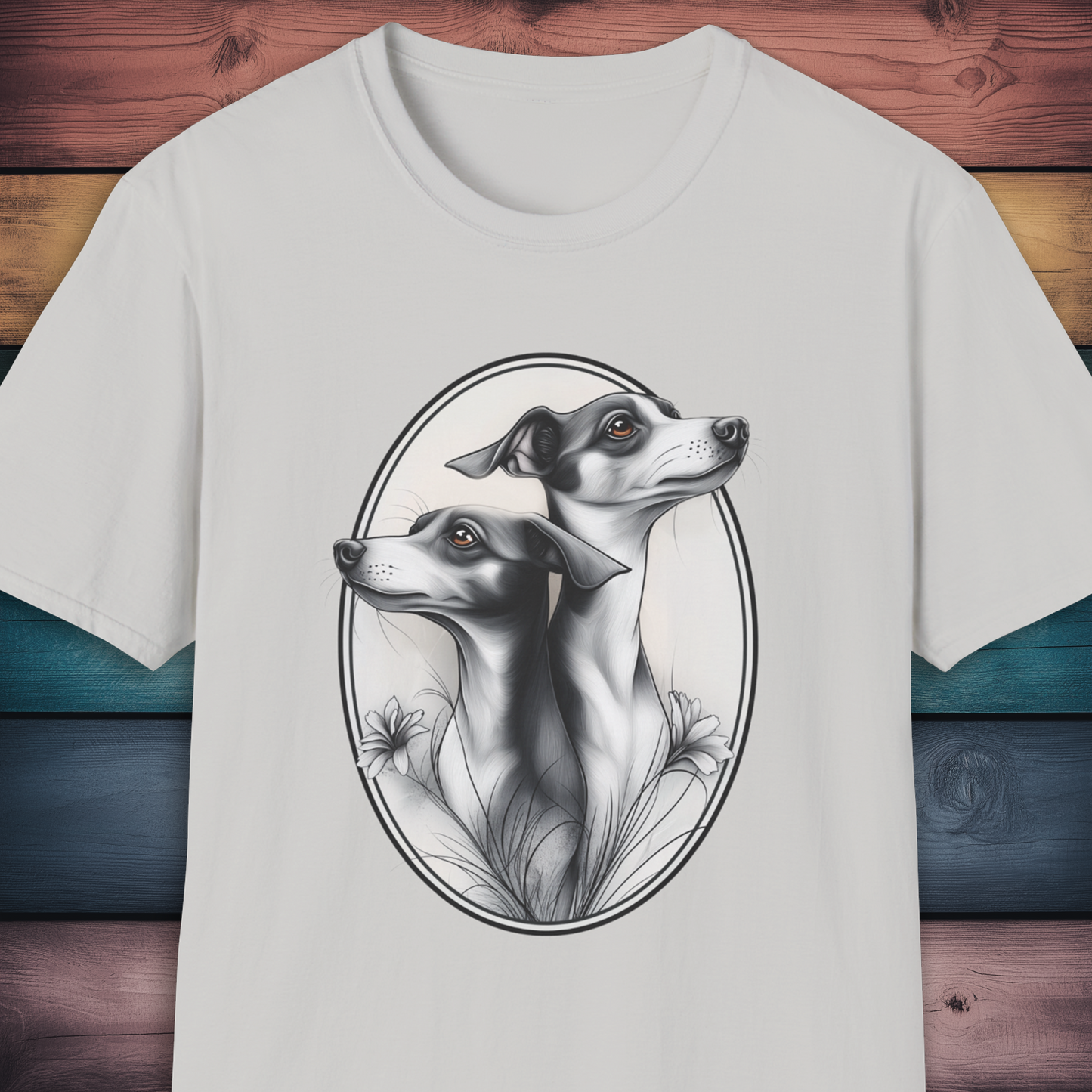 Whippet Elegance T Shirt