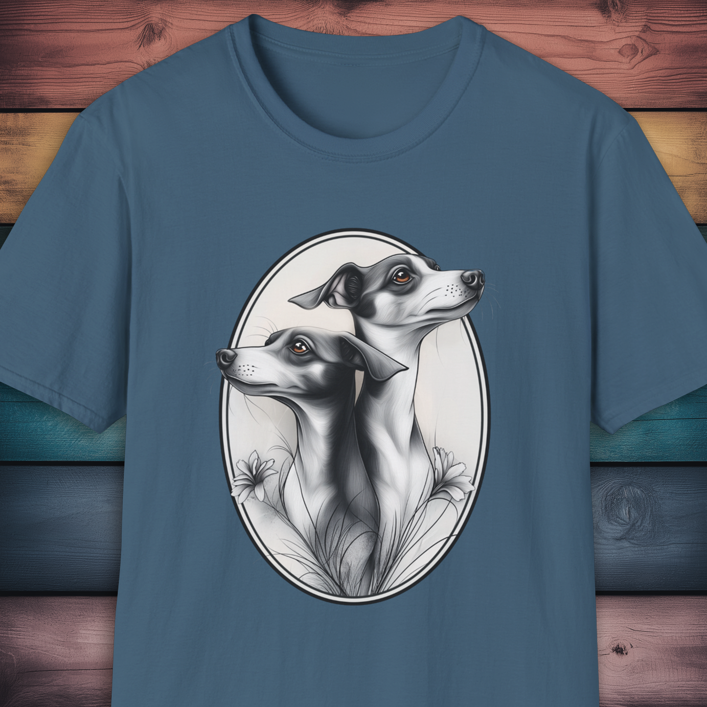 Whippet Elegance T Shirt