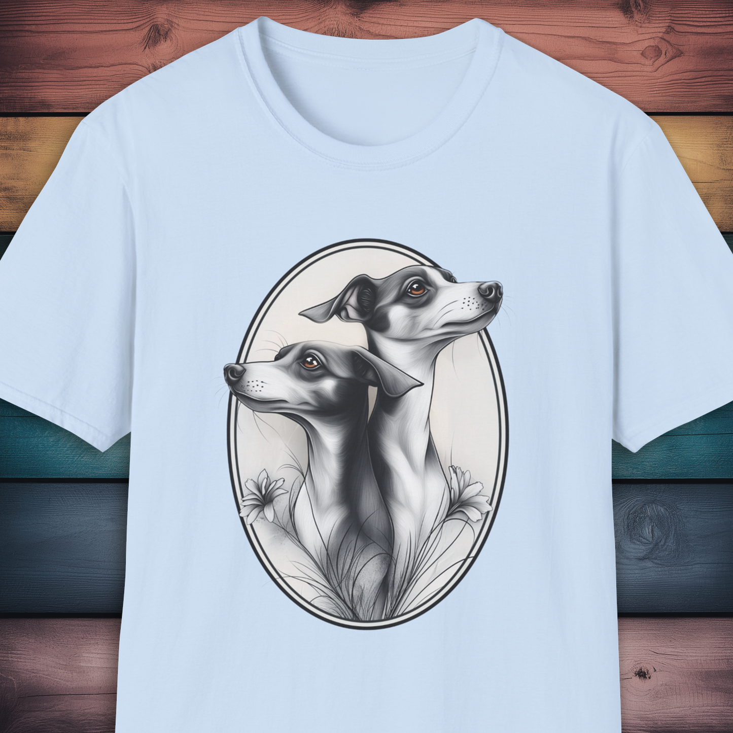 Whippet Elegance T Shirt