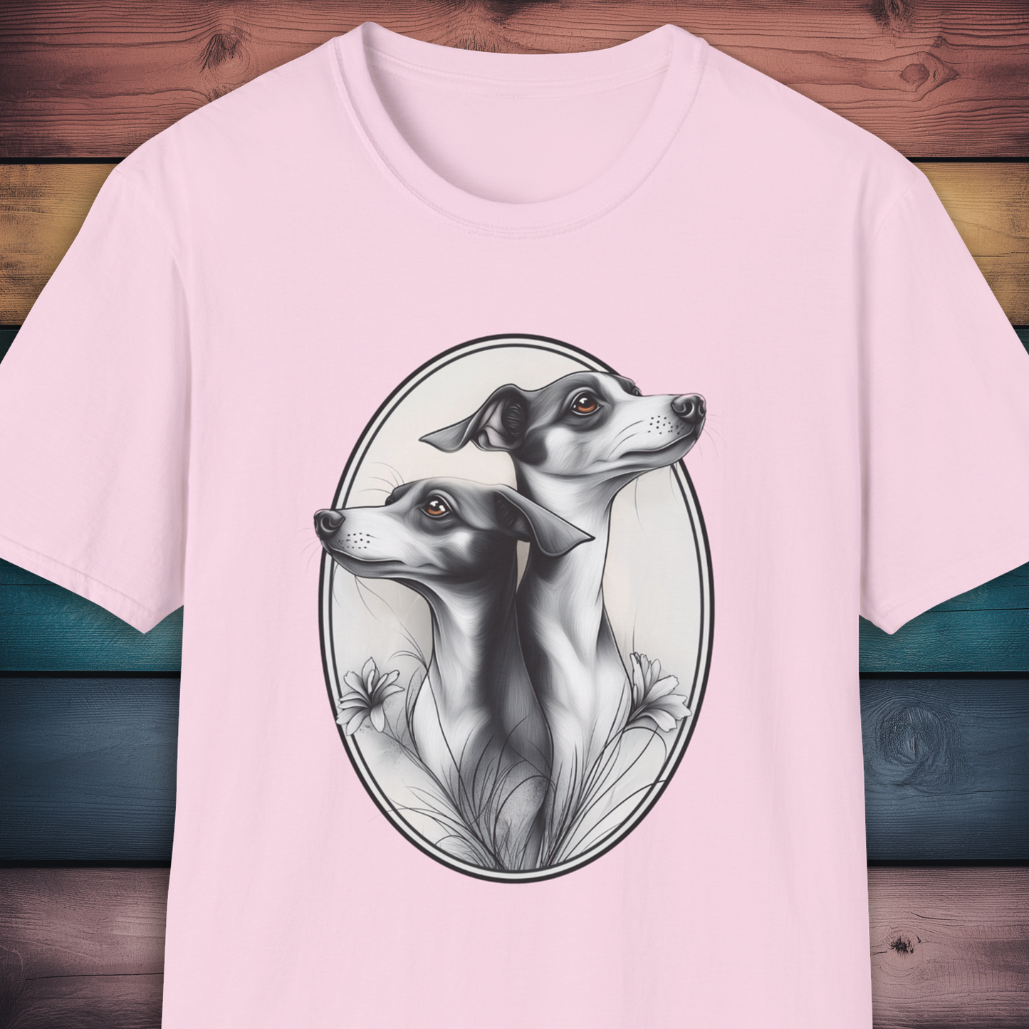 Whippet Elegance T Shirt
