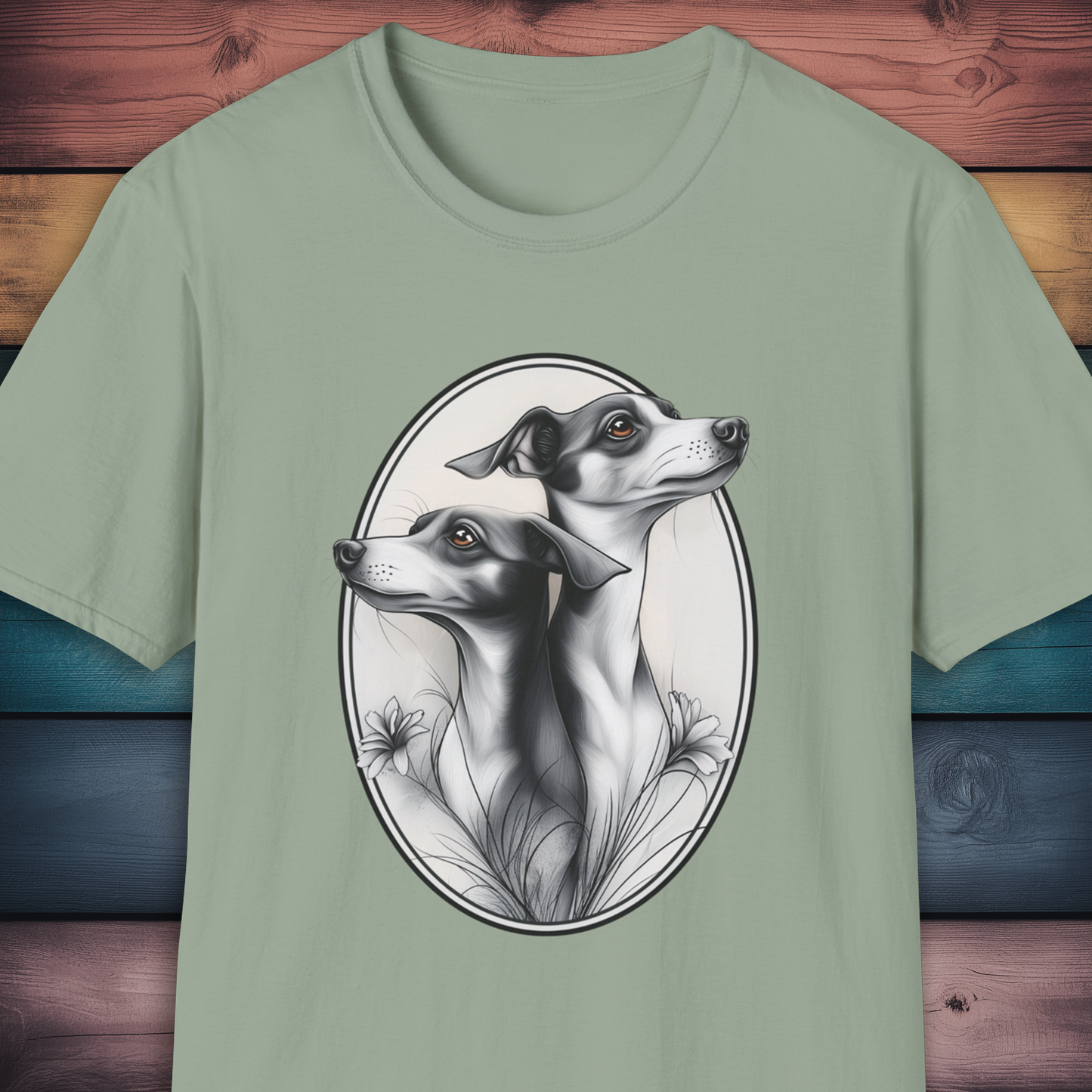 Whippet Elegance T Shirt