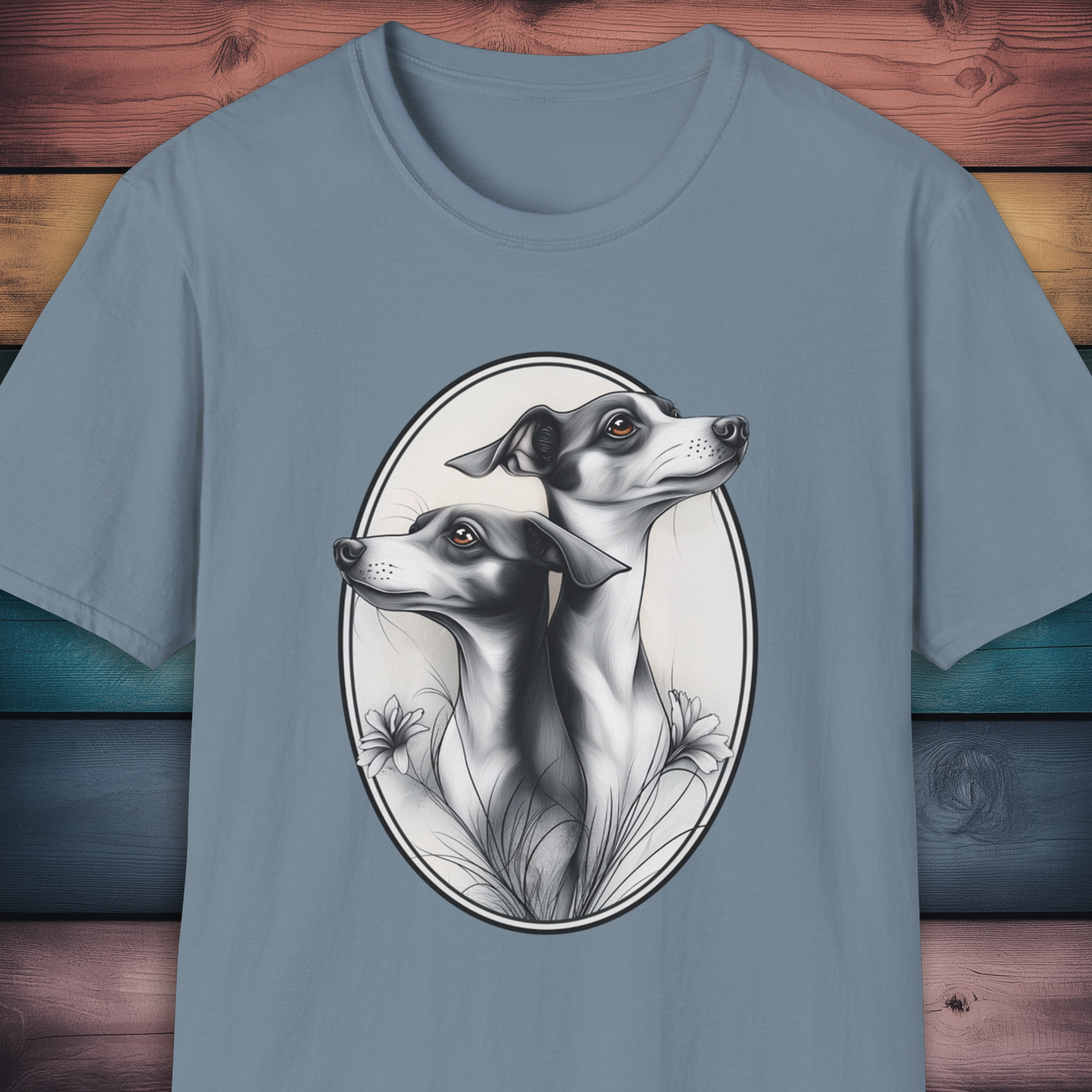 Whippet Elegance T Shirt