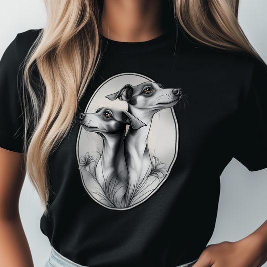 Whippet Elegance T Shirt