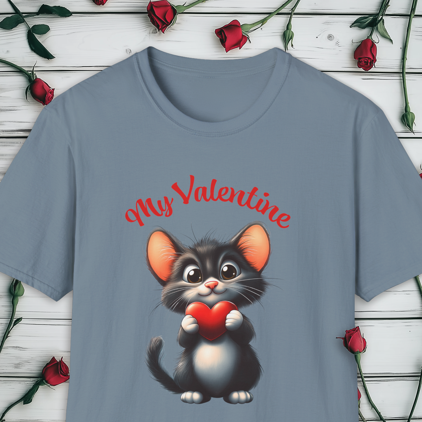 My Valentine T-Shirt, Valentine's Day Pussy Cat
