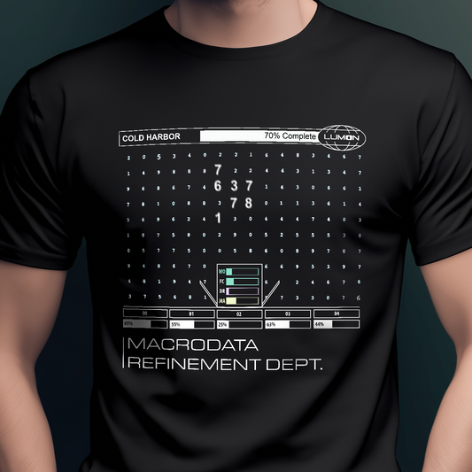 Severance Fan Art (Cold Harbor) T-Shirt, Apple TV+ Series, MDR Department at Lumon Industries, Data