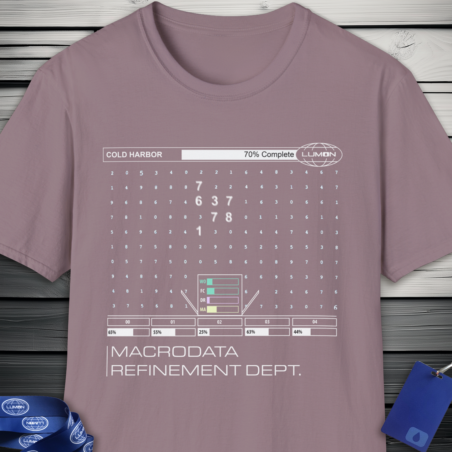 Severance Fan Art (Cold Harbor) T-Shirt, Apple TV+ Series, MDR Department at Lumon Industries, Data