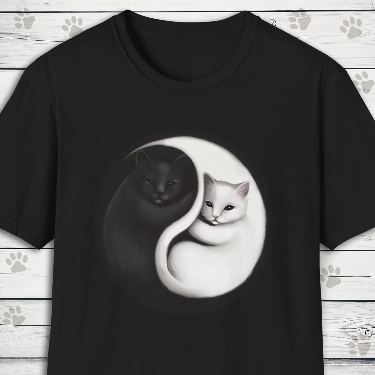 Yin-Yang Cats T-Shirt