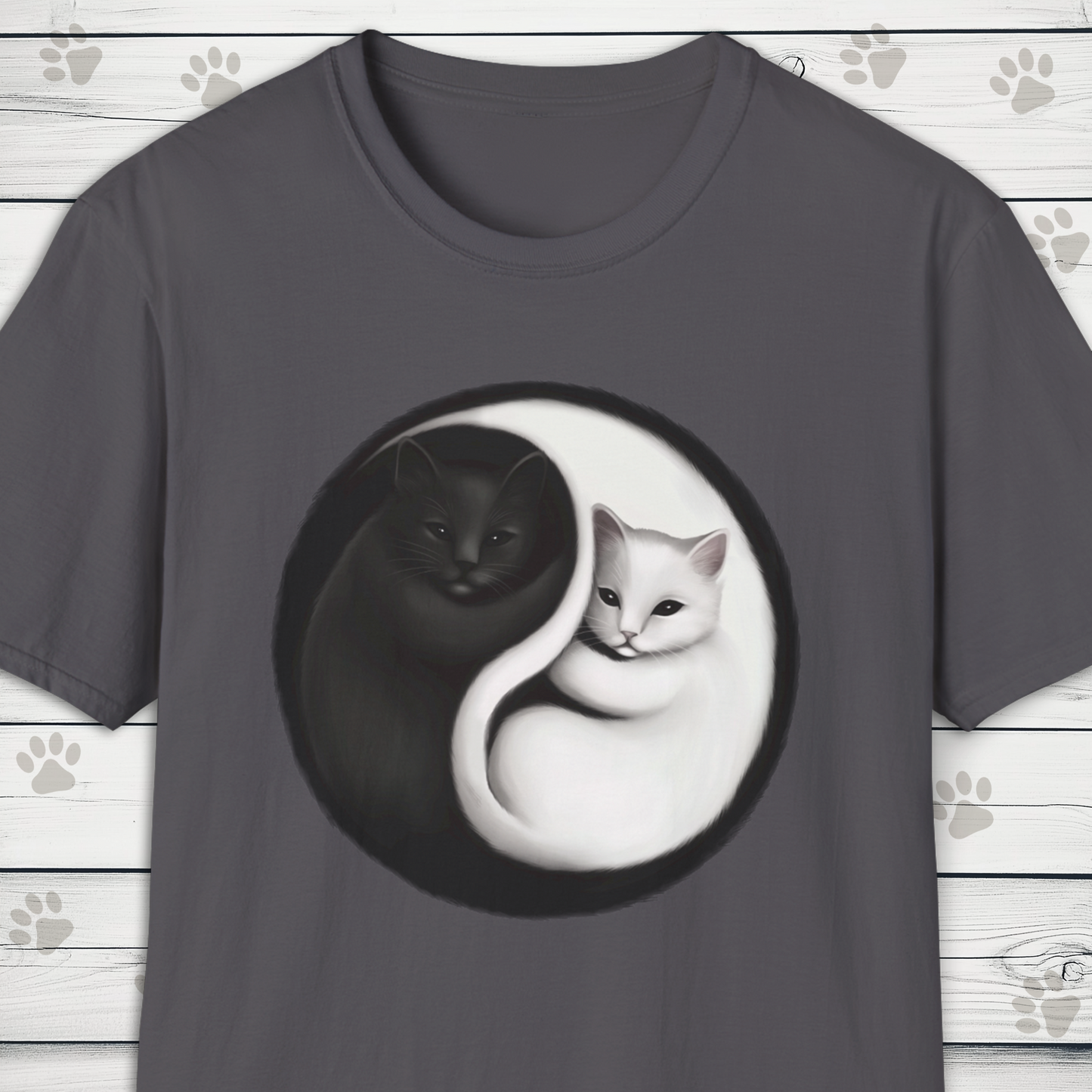 Yin-Yang Cats T-Shirt