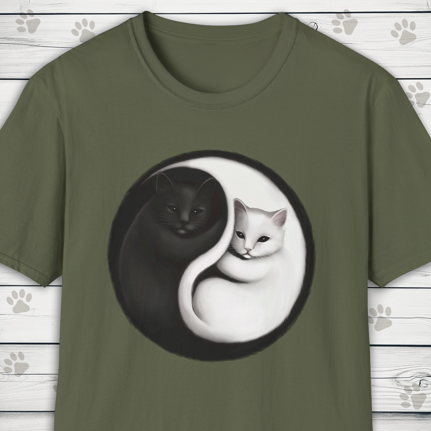 Yin-Yang Cats T-Shirt