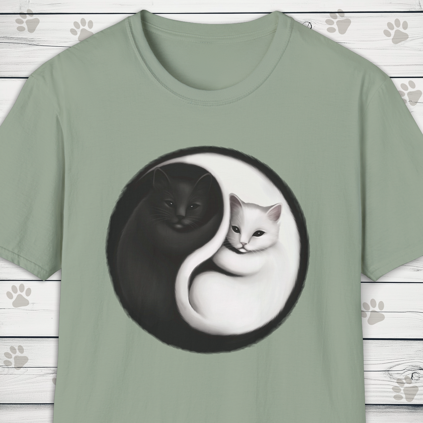 Yin-Yang Cats T-Shirt