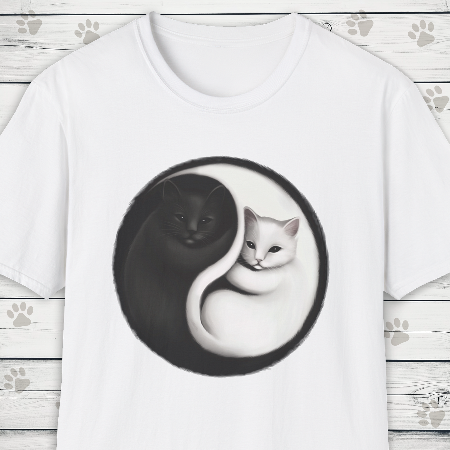 Yin-Yang Cats T-Shirt
