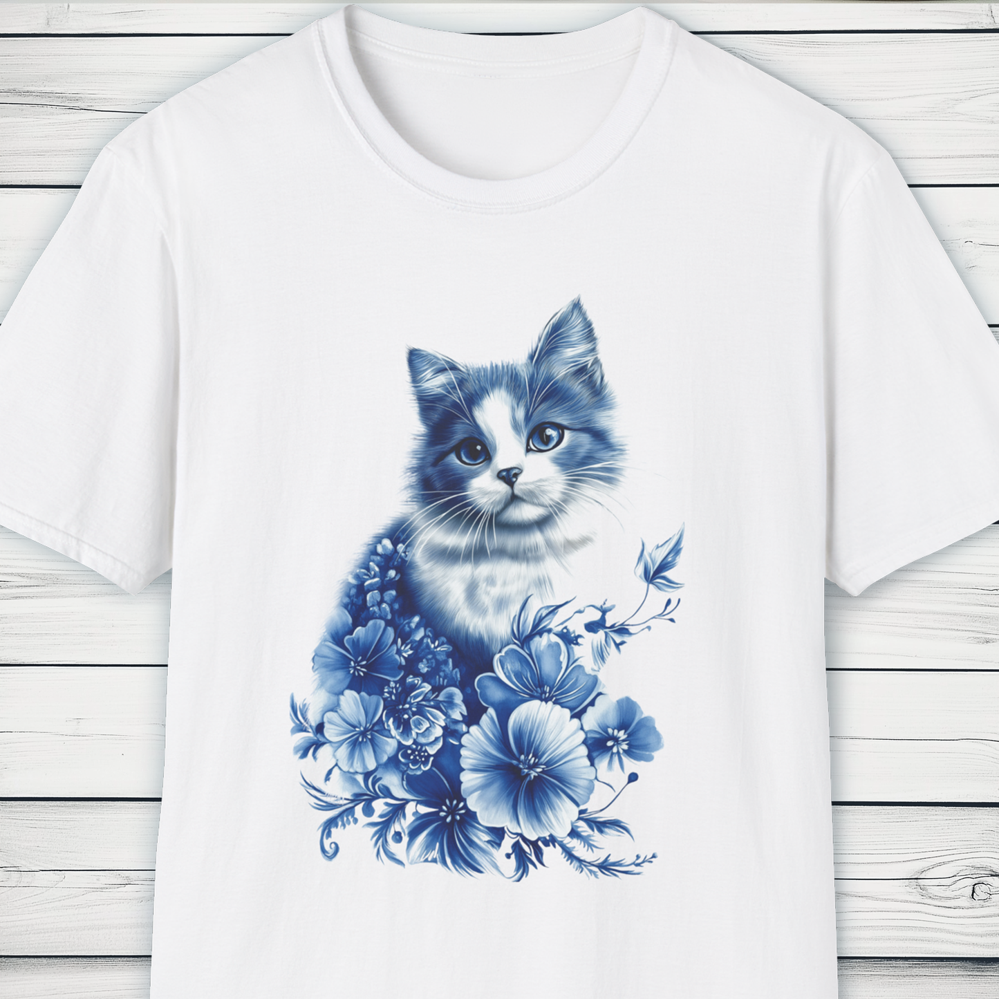 Chinoiserie Kitten Art T-Shirt
