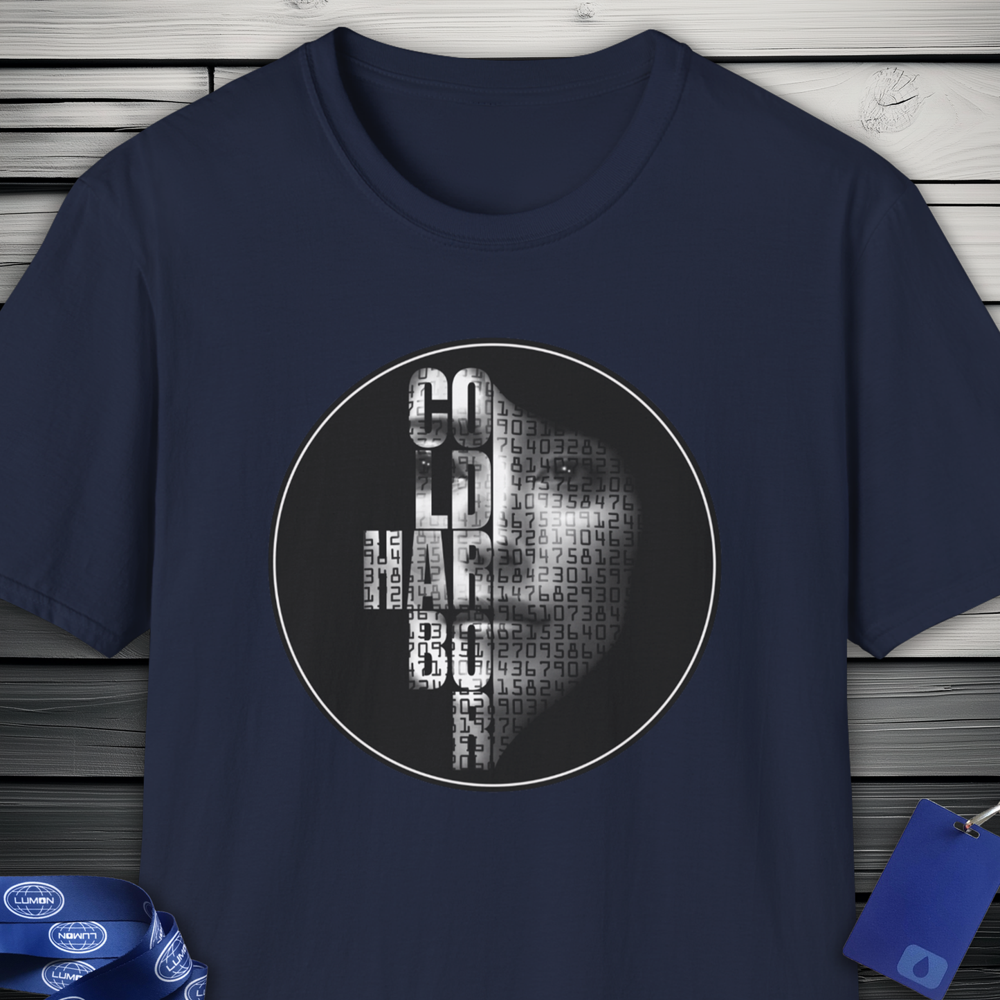 Severance Inspired Cryptic Data Design T-Shirt Cold Harbour