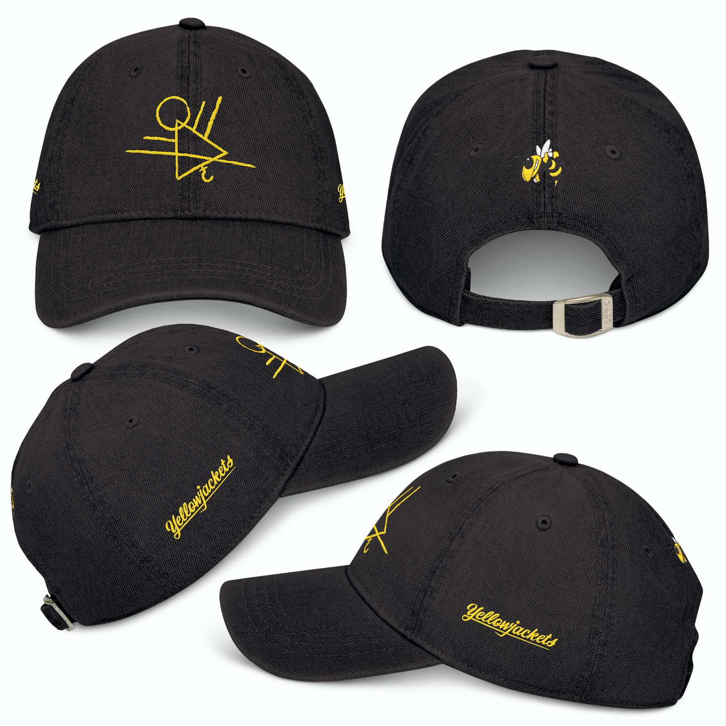 Embroidered (Four Sides)Yellowjackets Symbol Dad Hat – Cult TV Inspired Baseball Cap