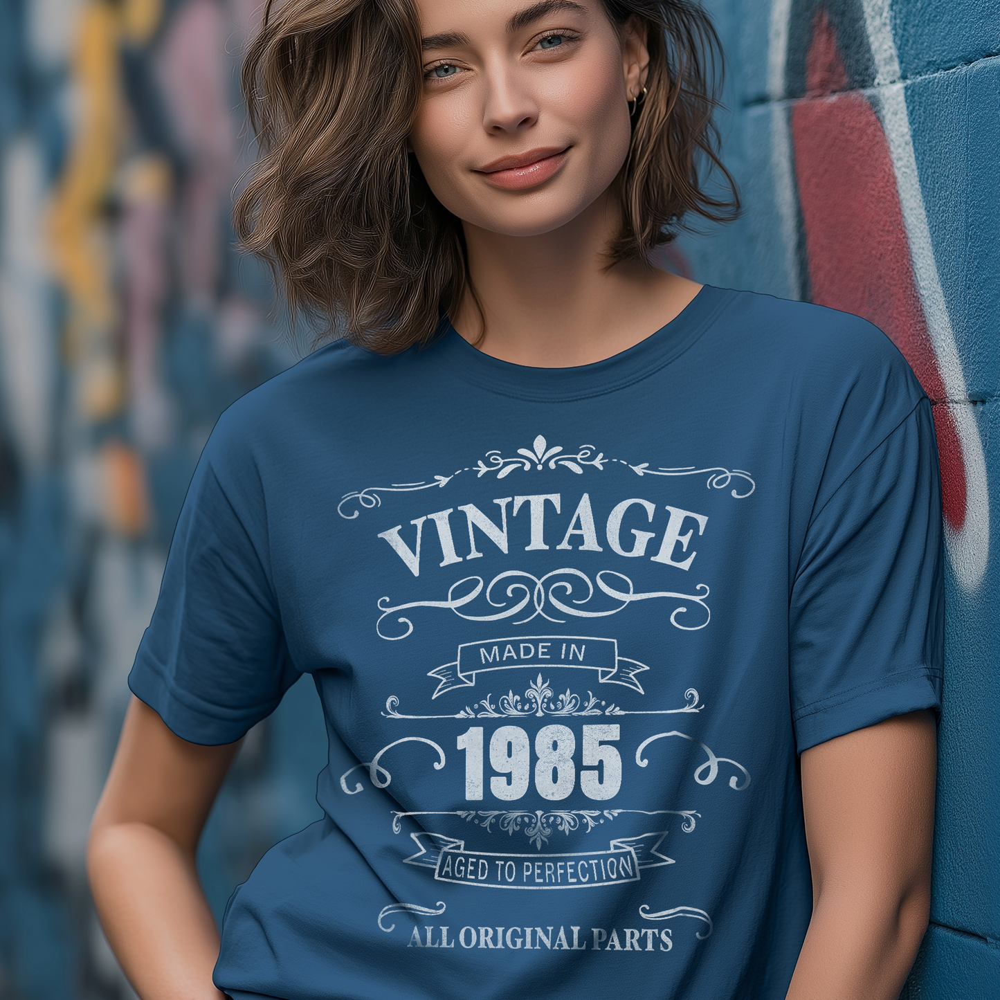 Vintage Custom Year Retro T-Shirt Birthday Personalized Aged to Perfection