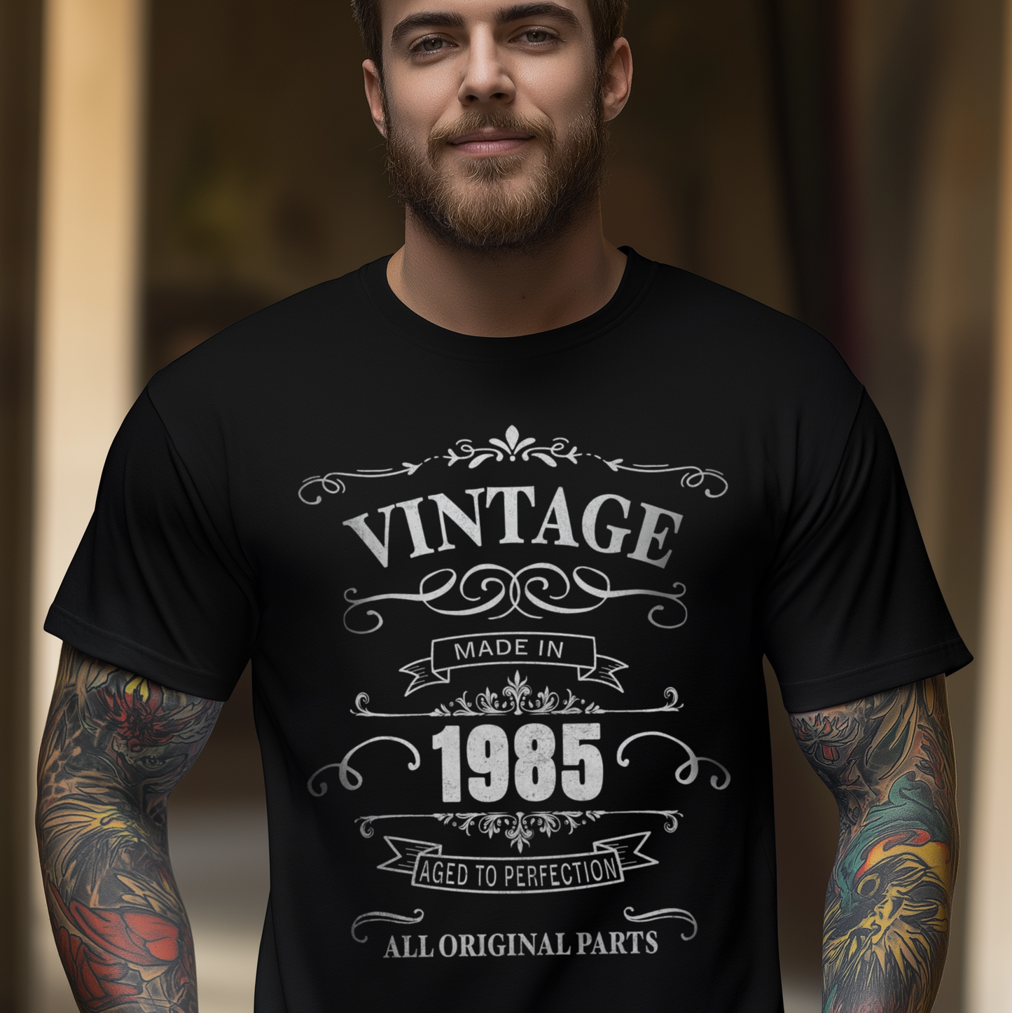 Vintage Custom Year Retro T-Shirt Birthday Personalized Aged to Perfection