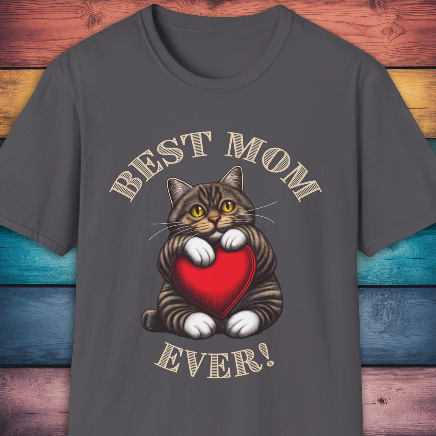 Best Mom Ever Cat T-Shirt
