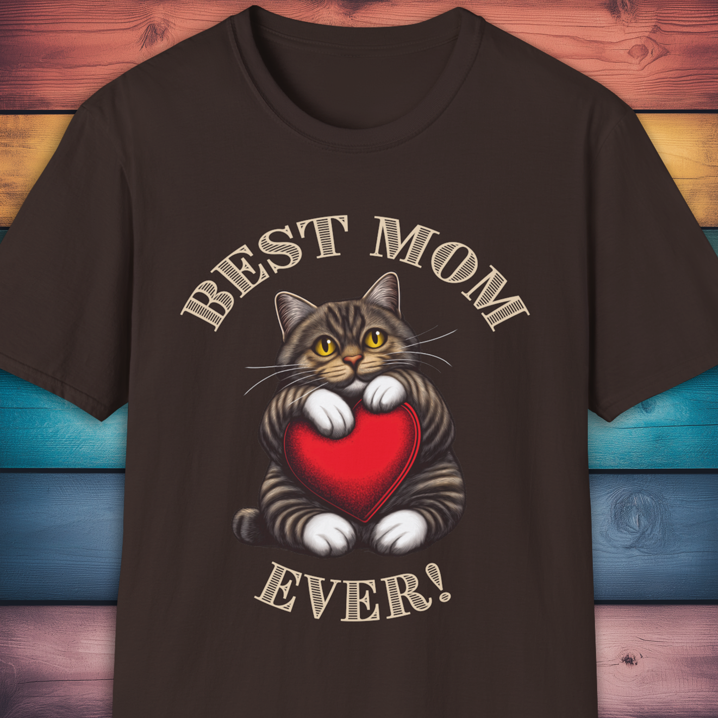 Best Mom Ever Cat T-Shirt
