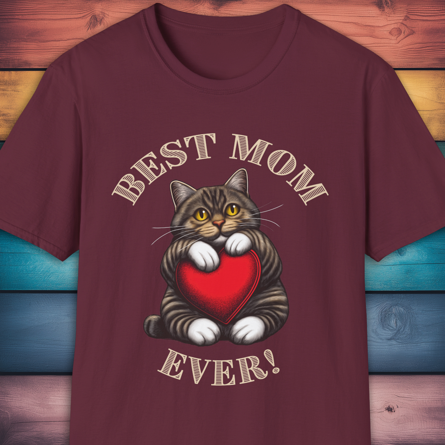 Best Mom Ever Cat T-Shirt