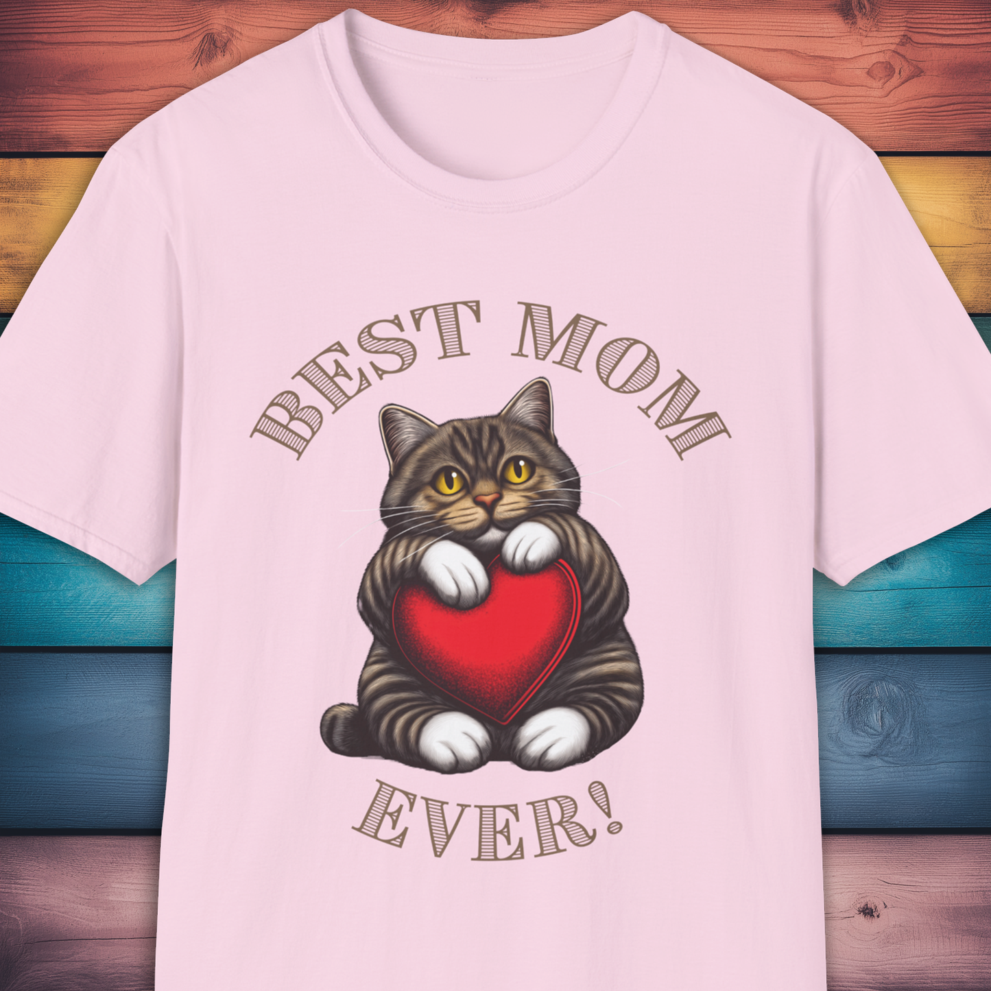 Best Mom Ever Cat T-Shirt