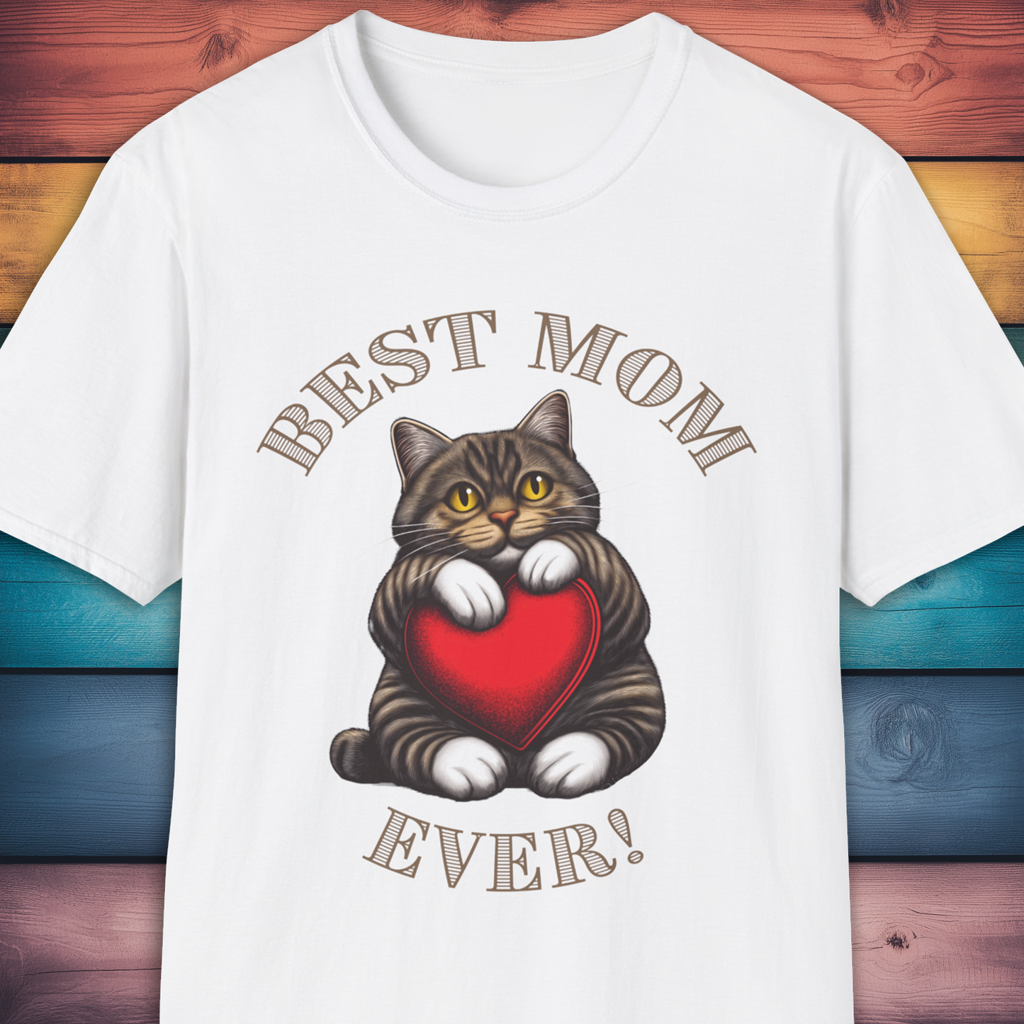 Best Mom Ever Cat T-Shirt