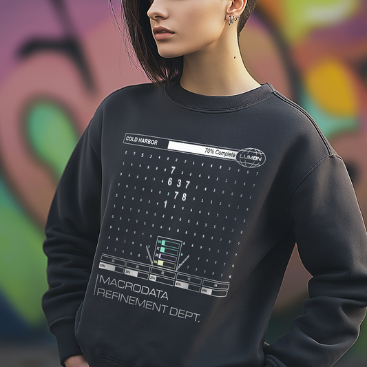 Severance Cold Harbor Apple TV+ MDR Department Data Design Sweatshirt