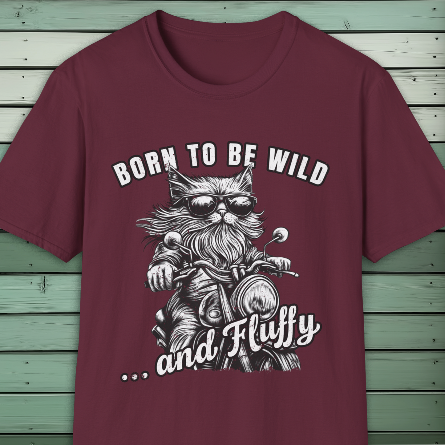 Born to Be Wild and Fluffy Cat Biker