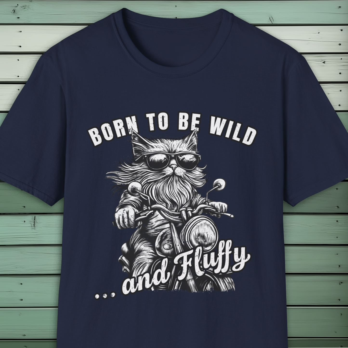 Born to Be Wild and Fluffy Cat Biker