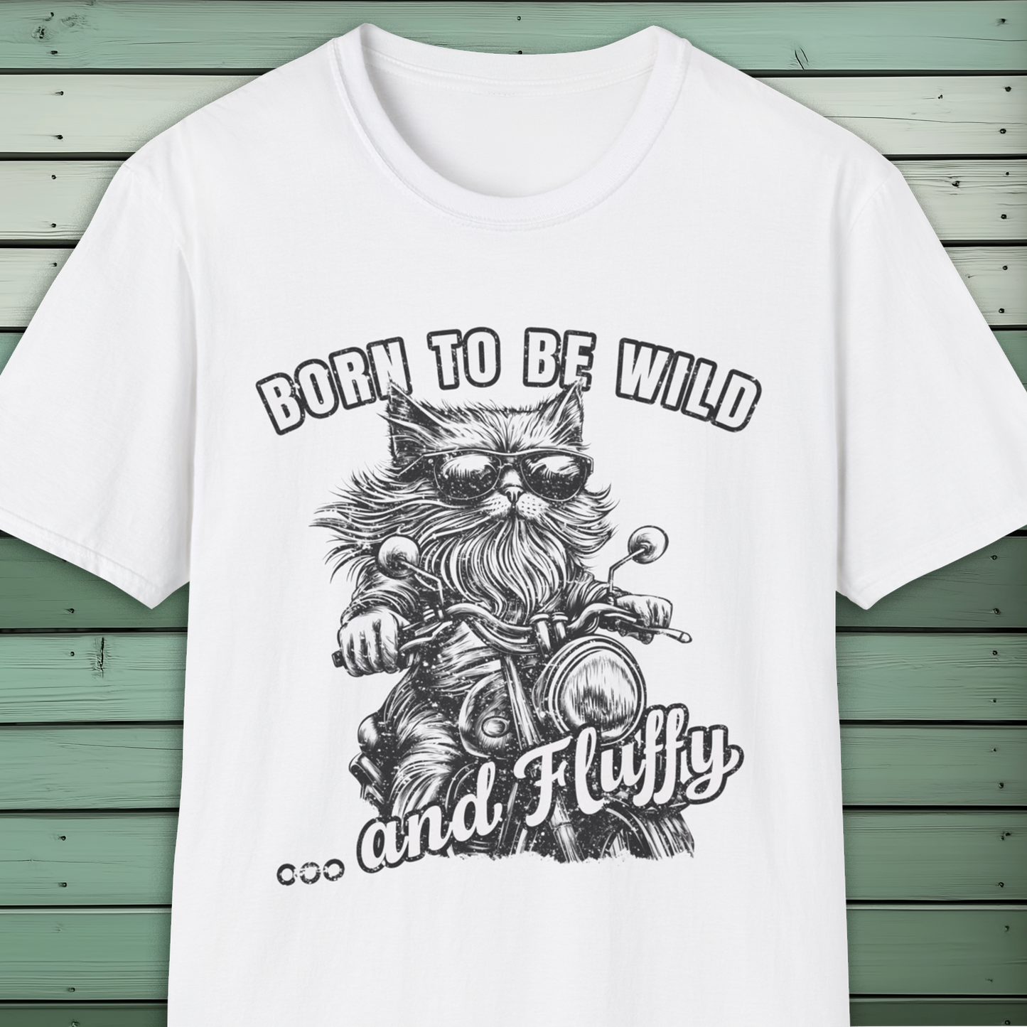 Born to Be Wild and Fluffy Cat Biker
