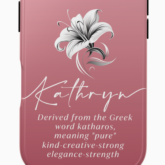 Celebrate Your Name Beautifully Personalised Phone Case