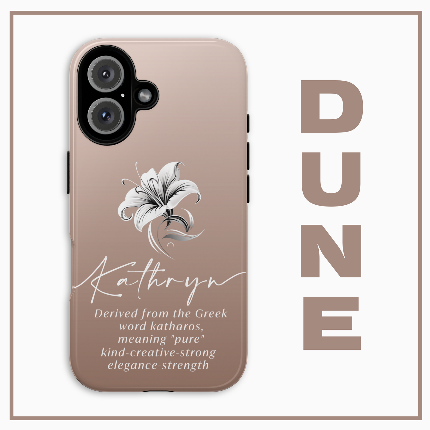 Celebrate Your Name Beautifully Personalised Phone Case