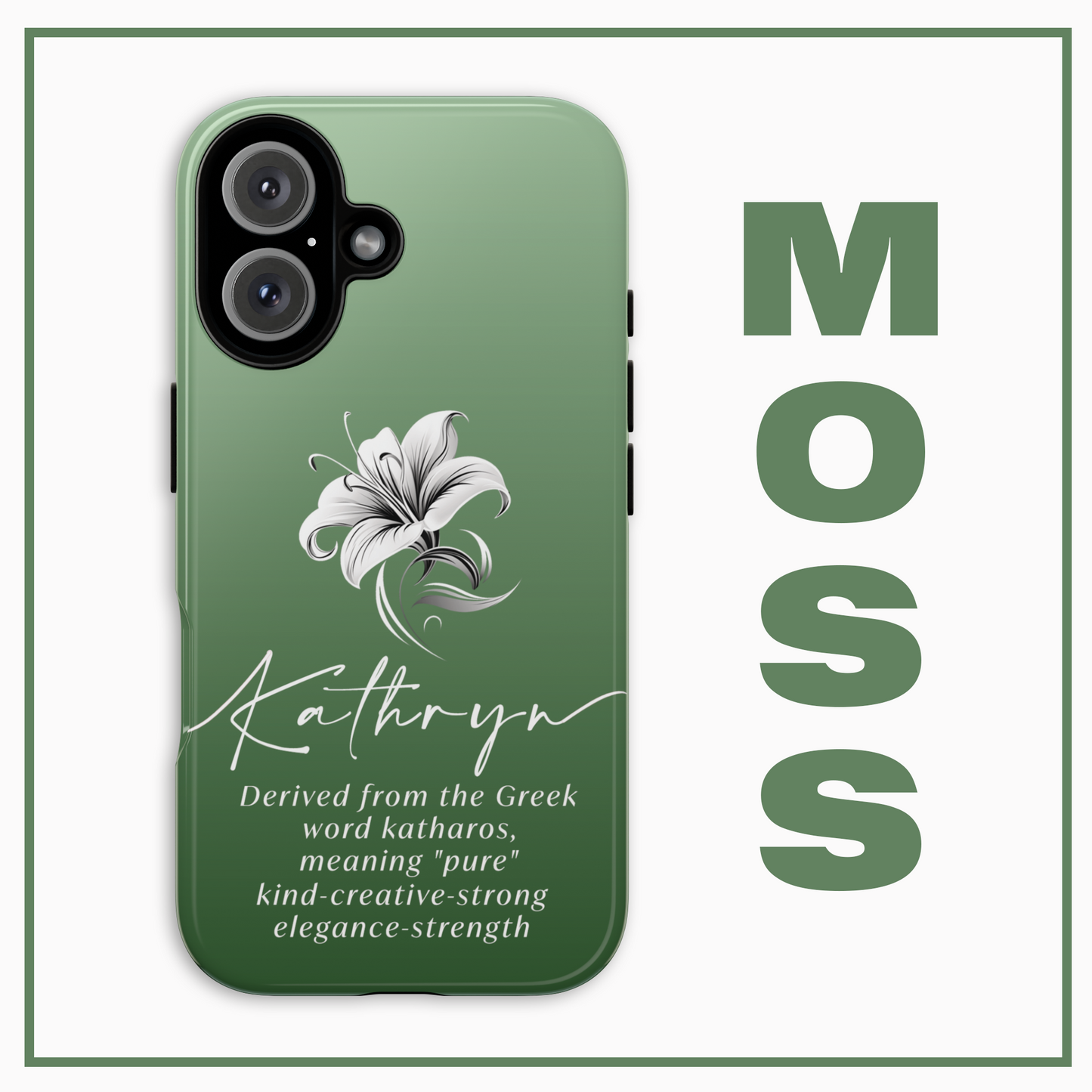 Celebrate Your Name Beautifully Personalised Phone Case